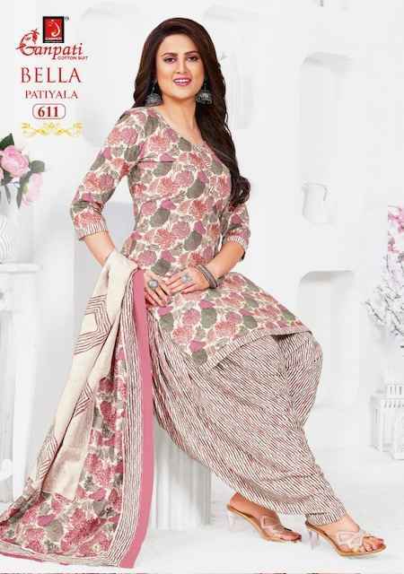 Ganpati Bella Patiyala Vol 6 Readymade Cotton Salwar Suits ( 15 pcs Catalogue )