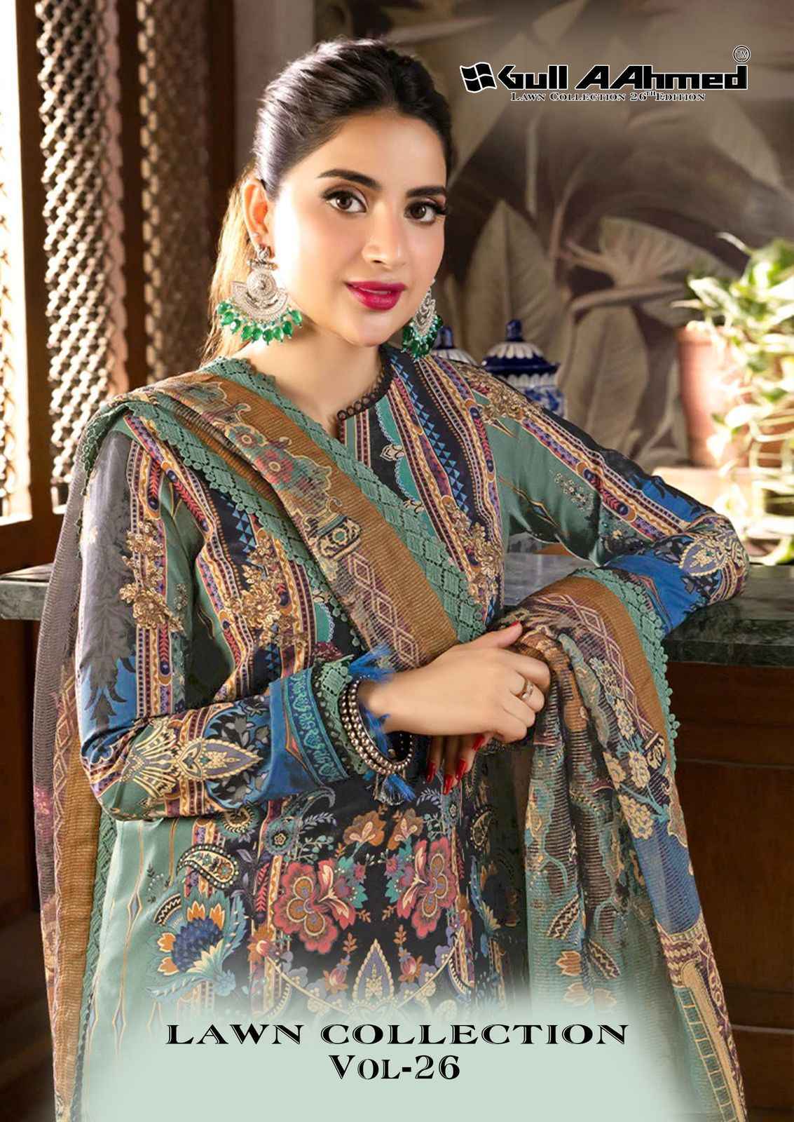 Gull A Ahmed Lawn Vol 26 Lawn Cotton Pakistani Suits Wholesale ( 6 Pcs Catalogue )