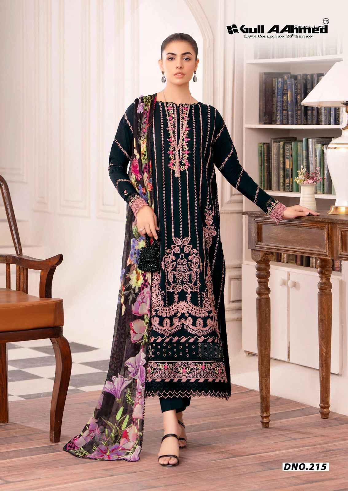 Gull A Ahmed Lawn Vol 26 Lawn Cotton Pakistani Suits Wholesale ( 6 Pcs Catalogue )