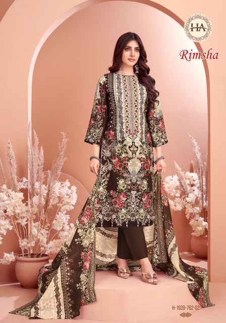 Harshit Fashion Rimsha Viscose Rayon Dress Material Wholesale Surat ( 8 pcs Catalogue )