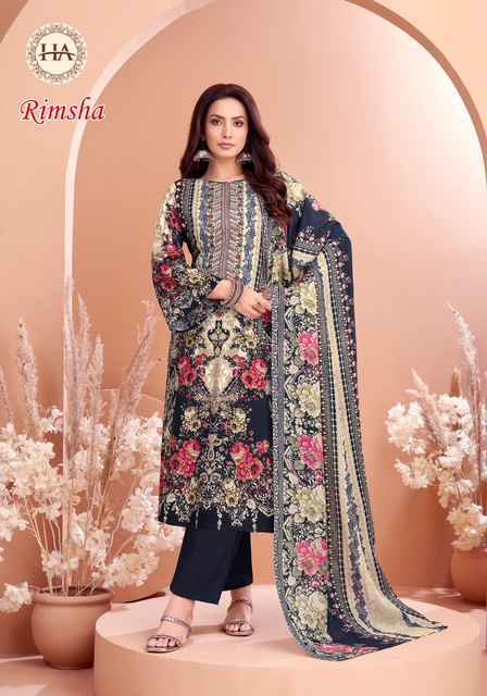 Harshit Fashion Rimsha Viscose Rayon Dress Material Wholesale Surat ( 8 pcs Catalogue )