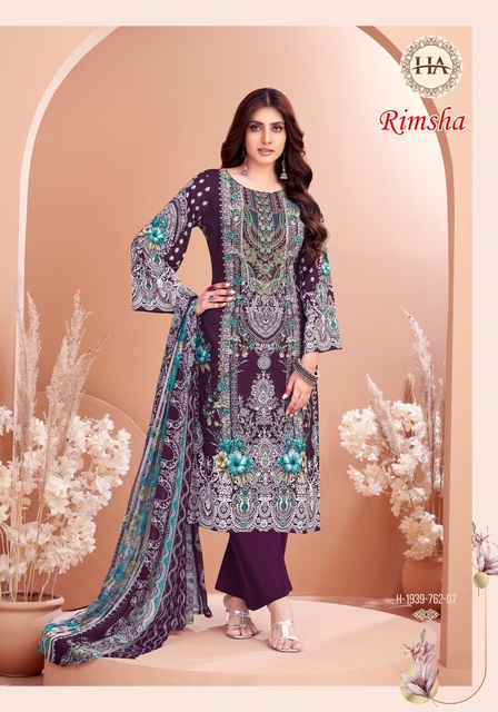 Harshit Fashion Rimsha Viscose Rayon Dress Material Wholesale Surat ( 8 pcs Catalogue )
