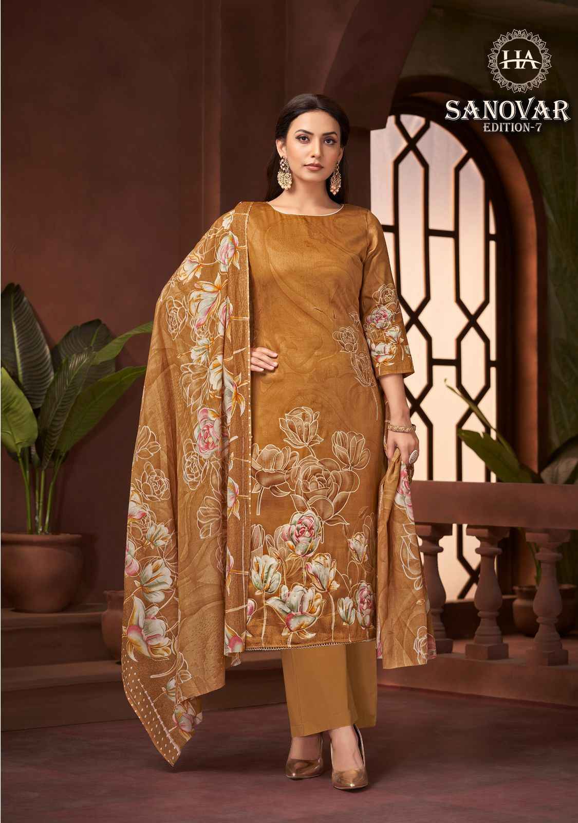Harshit Fashion Sanovar Edition 7 Zam Cotton Salwar Kameez Wholesale Price ( 6 Pcs Catalog )