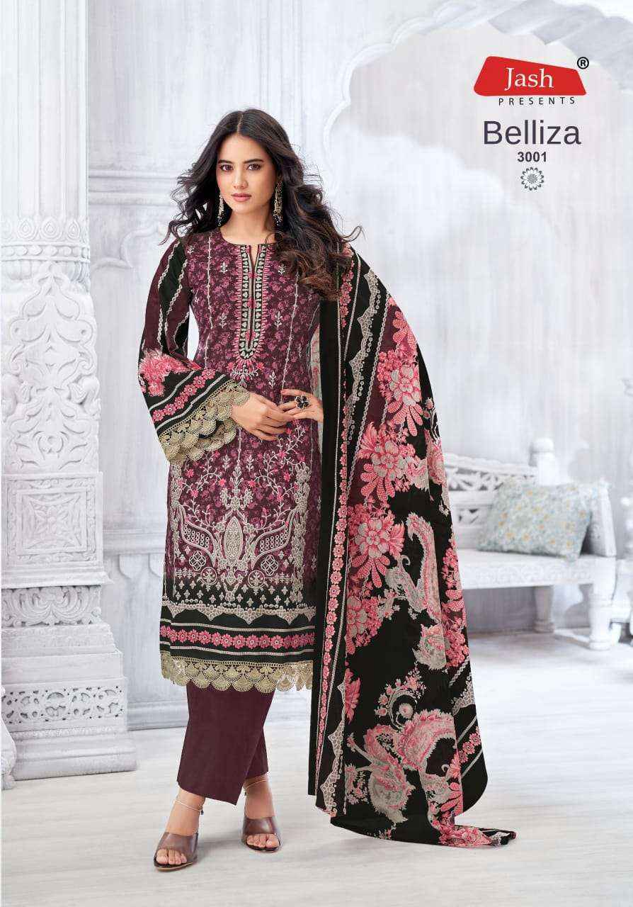 Jash Belliza Vol 3 Cotton Pakistani Salwar Kameez ( 10 pcs Catalogue )