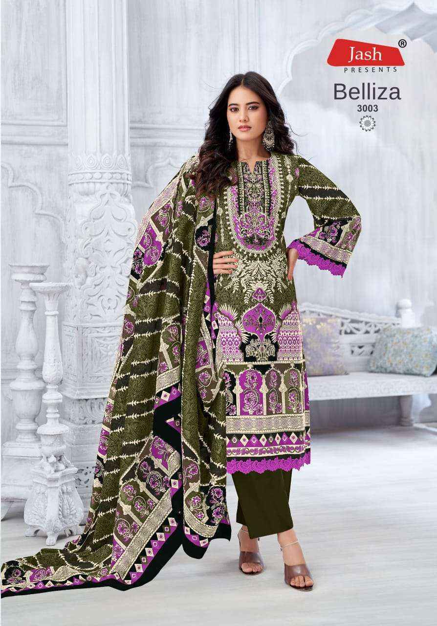 Jash Belliza Vol 3 Cotton Pakistani Salwar Kameez ( 10 pcs Catalogue )