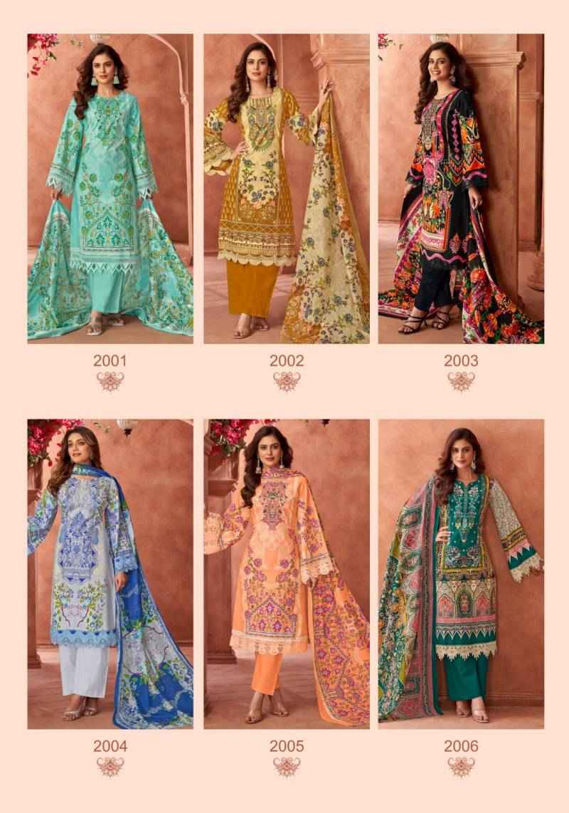 Jash Bin Elaf Vol 2 Cotton Pakistani Salwar Kameez New Catalog ( 10 Pcs Catalogue )