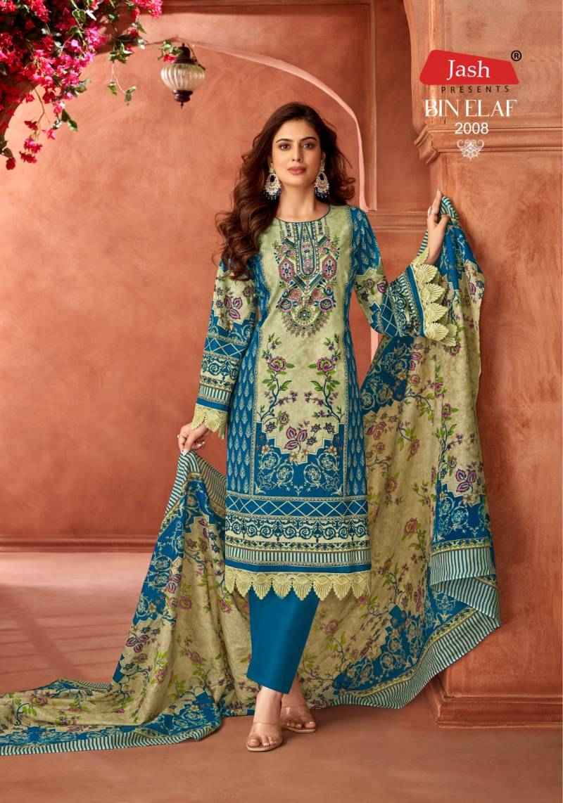 Jash Bin Elaf Vol 2 Cotton Pakistani Salwar Kameez New Catalog ( 10 Pcs Catalogue )
