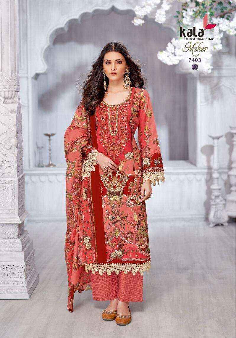 Kala Meher Vol 11 Cotton Salwar KameezWholesale Price ( 12 Pcs Catalogue )