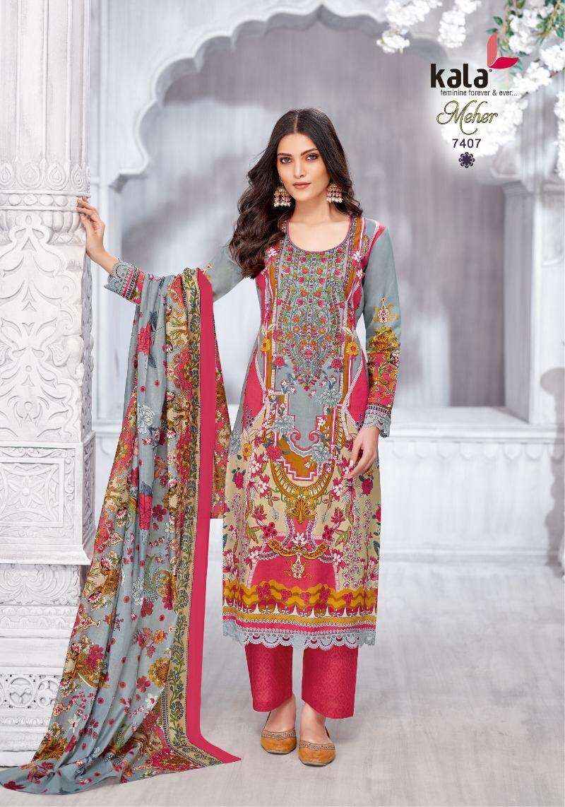 Kala Meher Vol 11 Cotton Salwar KameezWholesale Price ( 12 Pcs Catalogue )