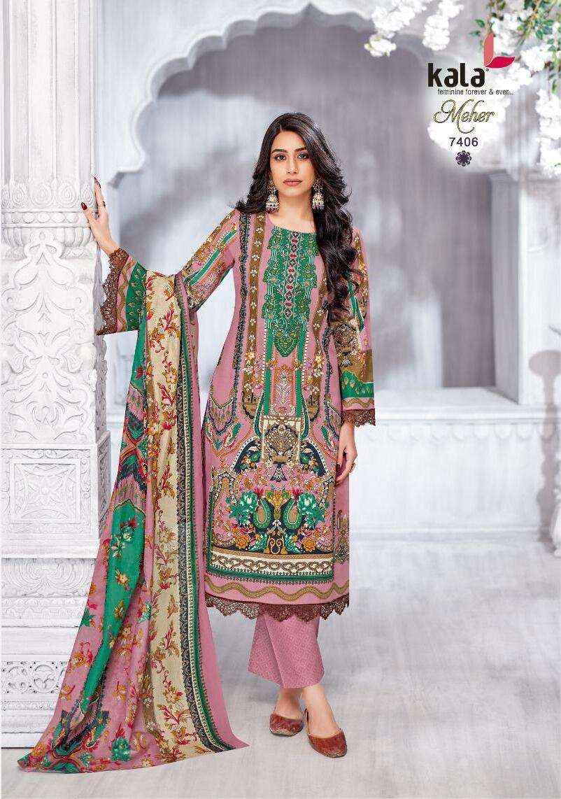 Kala Meher Vol 11 Cotton Salwar KameezWholesale Price ( 12 Pcs Catalogue )