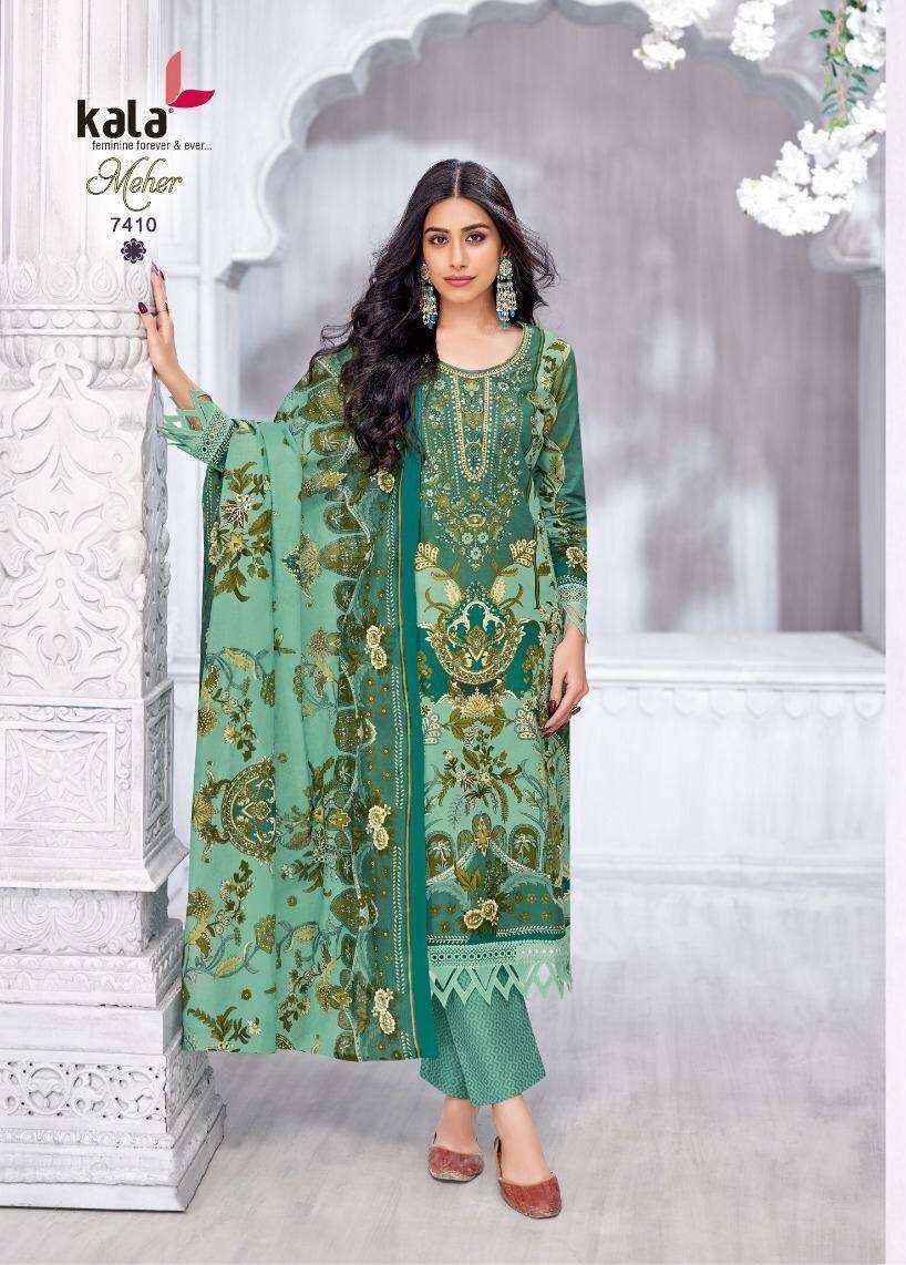 Kala Meher Vol 11 Cotton Salwar KameezWholesale Price ( 12 Pcs Catalogue )