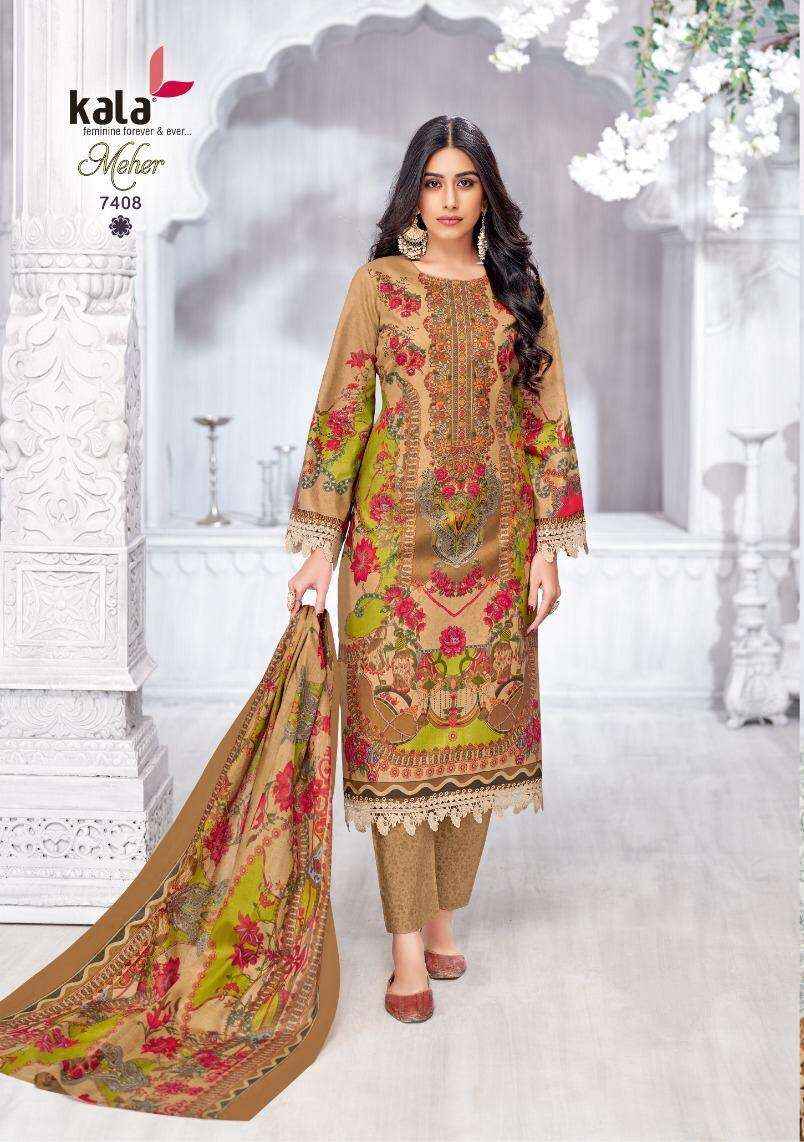 Kala Meher Vol 11 Cotton Salwar KameezWholesale Price ( 12 Pcs Catalogue )