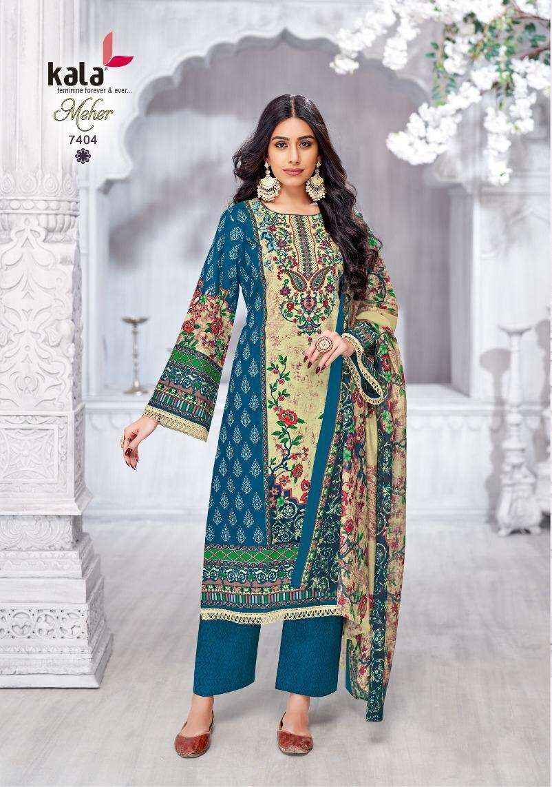 Kala Meher Vol 11 Cotton Salwar KameezWholesale Price ( 12 Pcs Catalogue )