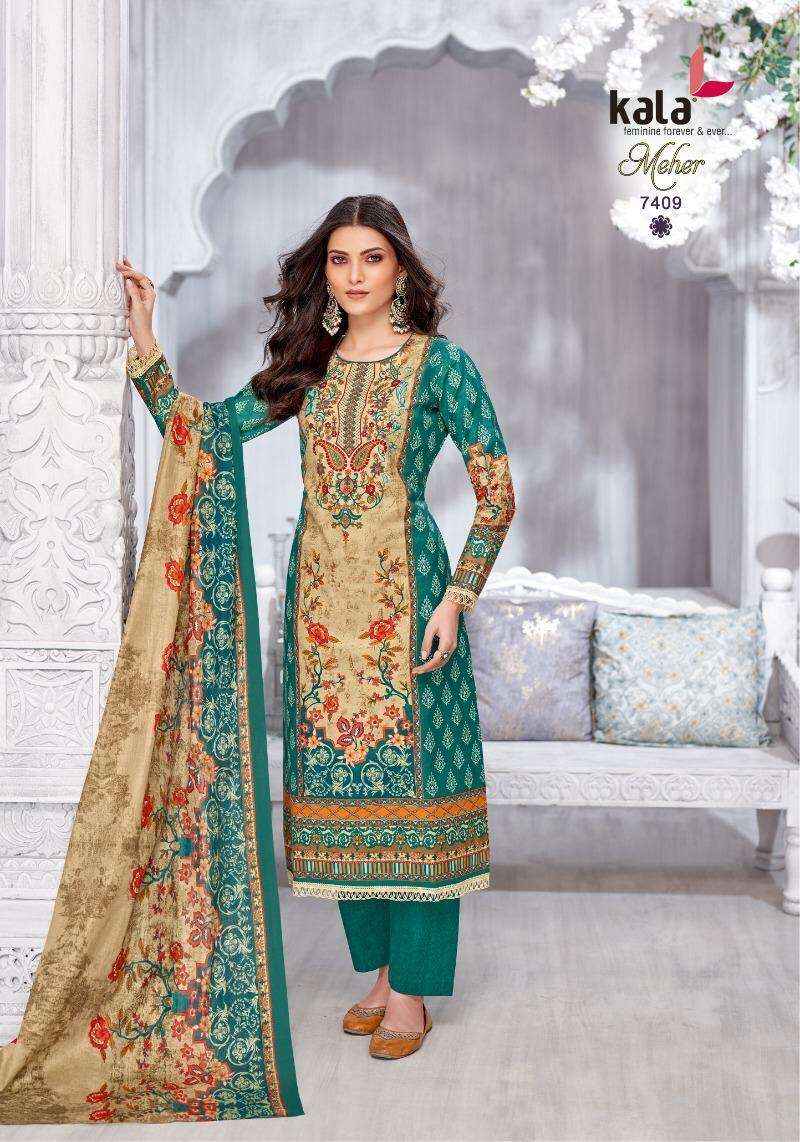Kala Meher Vol 11 Cotton Salwar KameezWholesale Price ( 12 Pcs Catalogue )
