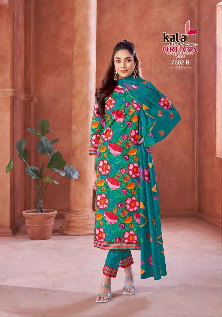 Kala Oreana Vol 8 Cotton Dress Material Wholesale Price ( 12 pcs Catalogue )