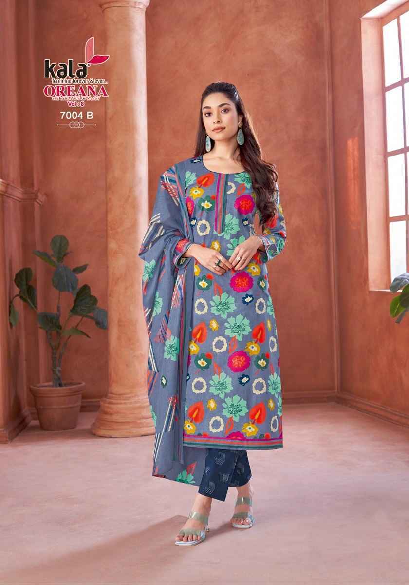 Kala Oreana Vol 8 Cotton Dress Material Wholesale Price ( 12 pcs Catalogue )