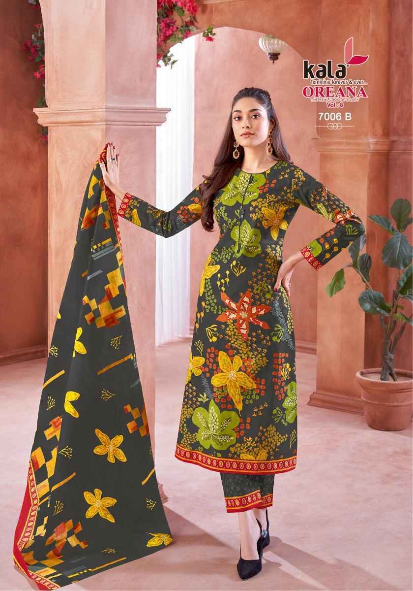 Kala Oreana Vol 8 Cotton Dress Material Wholesale Price ( 12 pcs Catalogue )