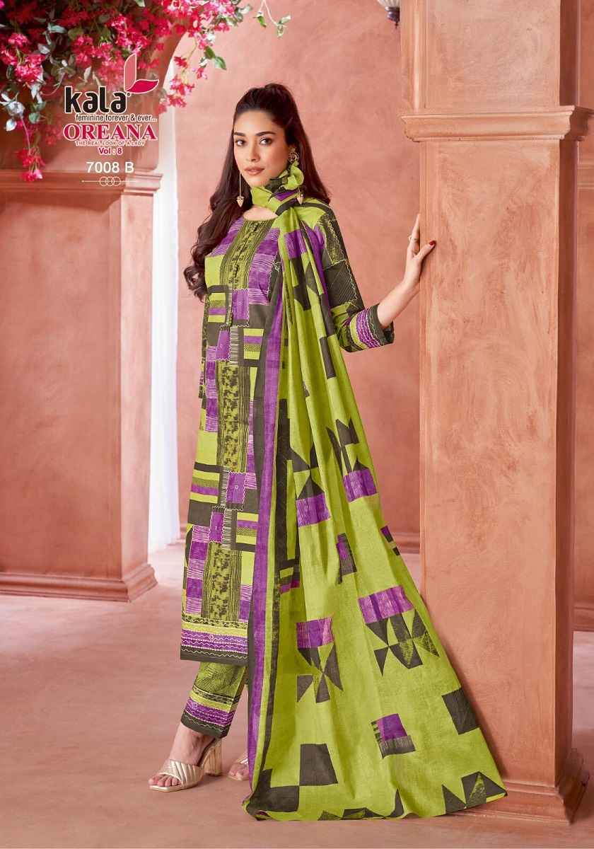 Kala Oreana Vol 8 Cotton Dress Material Wholesale Price ( 12 pcs Catalogue )