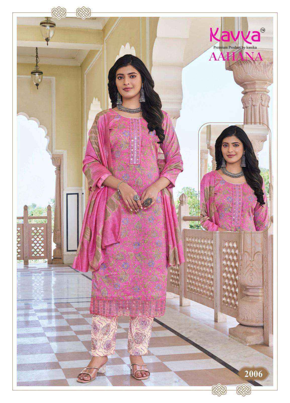 Kavya Aahana Vol 2 Capsule Kurti Combo Wholesale Price ( 10 Pcs Catalog )