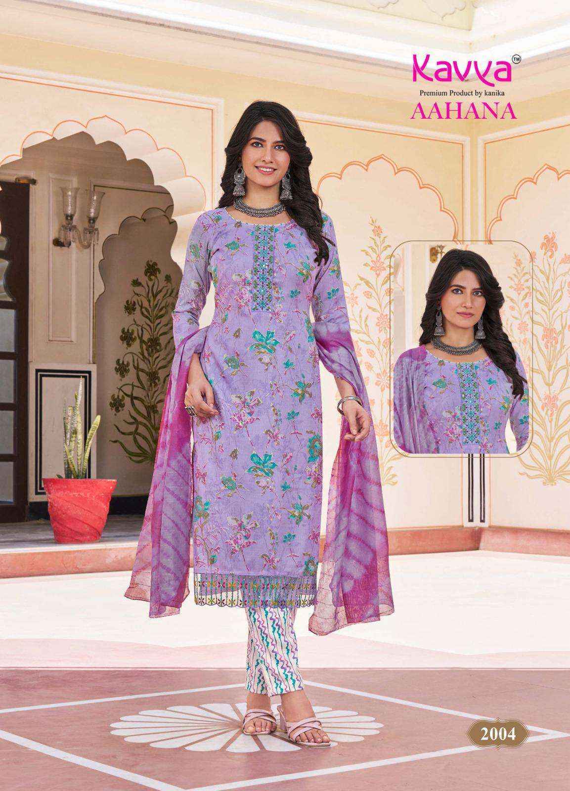 Kavya Aahana Vol 2 Capsule Kurti Combo Wholesale Price ( 10 Pcs Catalog )