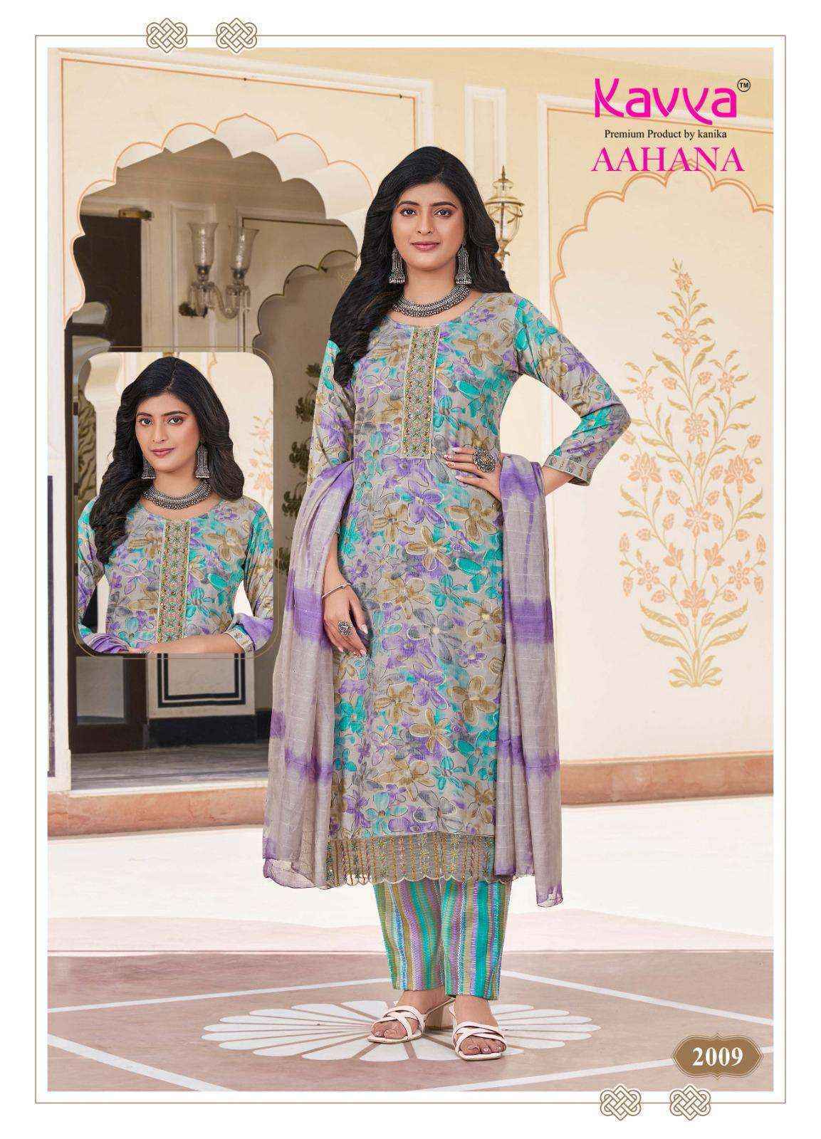 Kavya Aahana Vol 2 Capsule Kurti Combo Wholesale Price ( 10 Pcs Catalog )