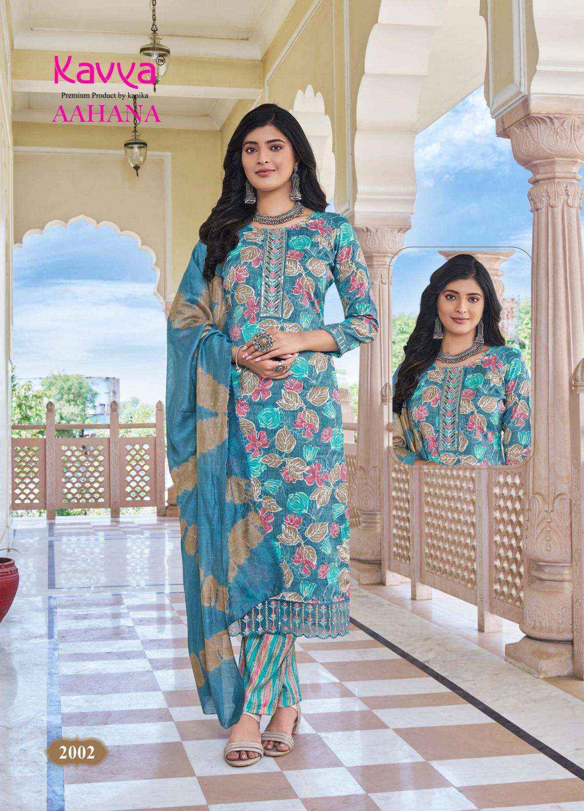 Kavya Aahana Vol 2 Capsule Kurti Combo Wholesale Price ( 10 Pcs Catalog )