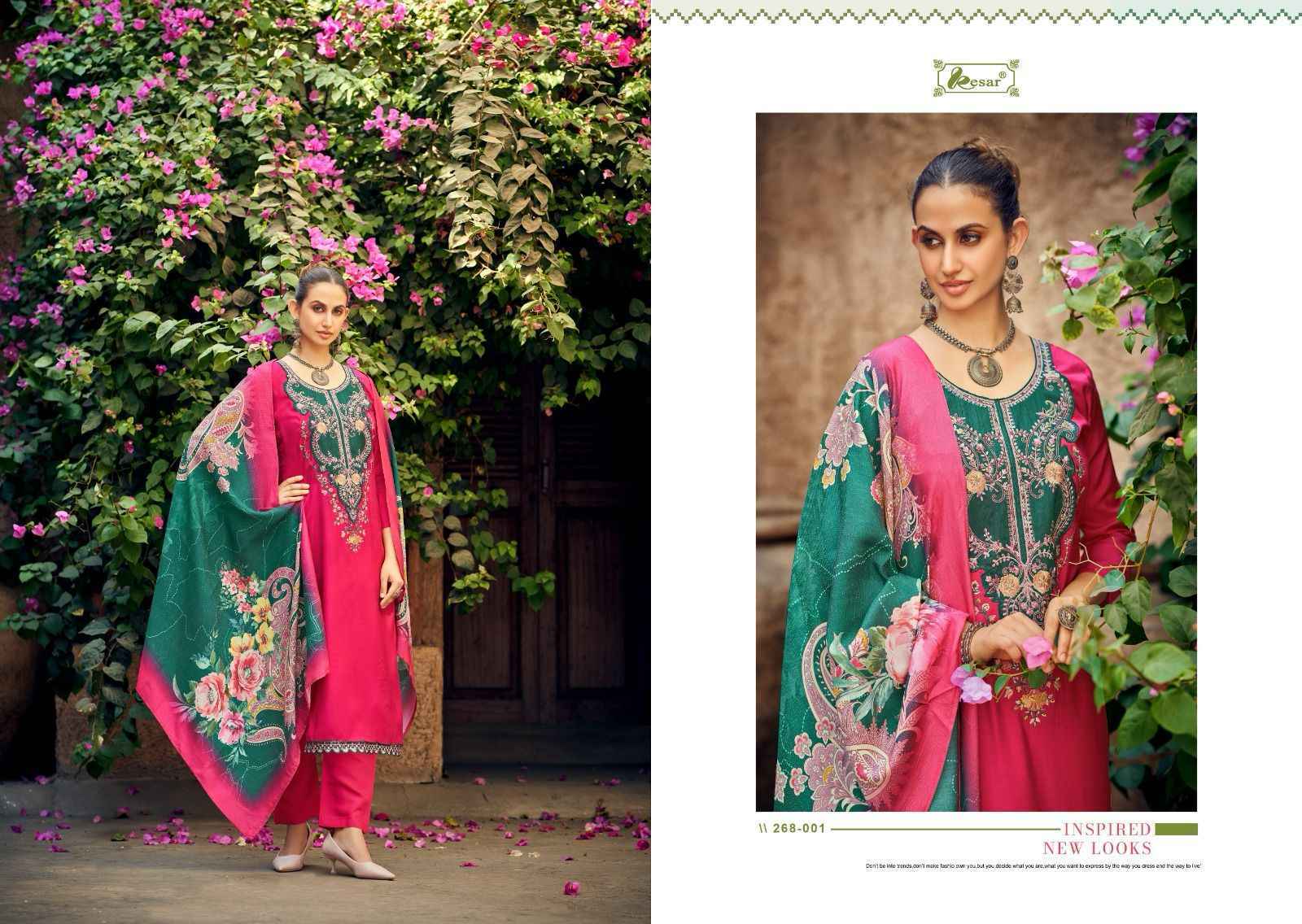 Kesar The Eknoor Choice Viscouse Musline Salwar Kameez Wholesale Price ( 4 Pcs Catalog )