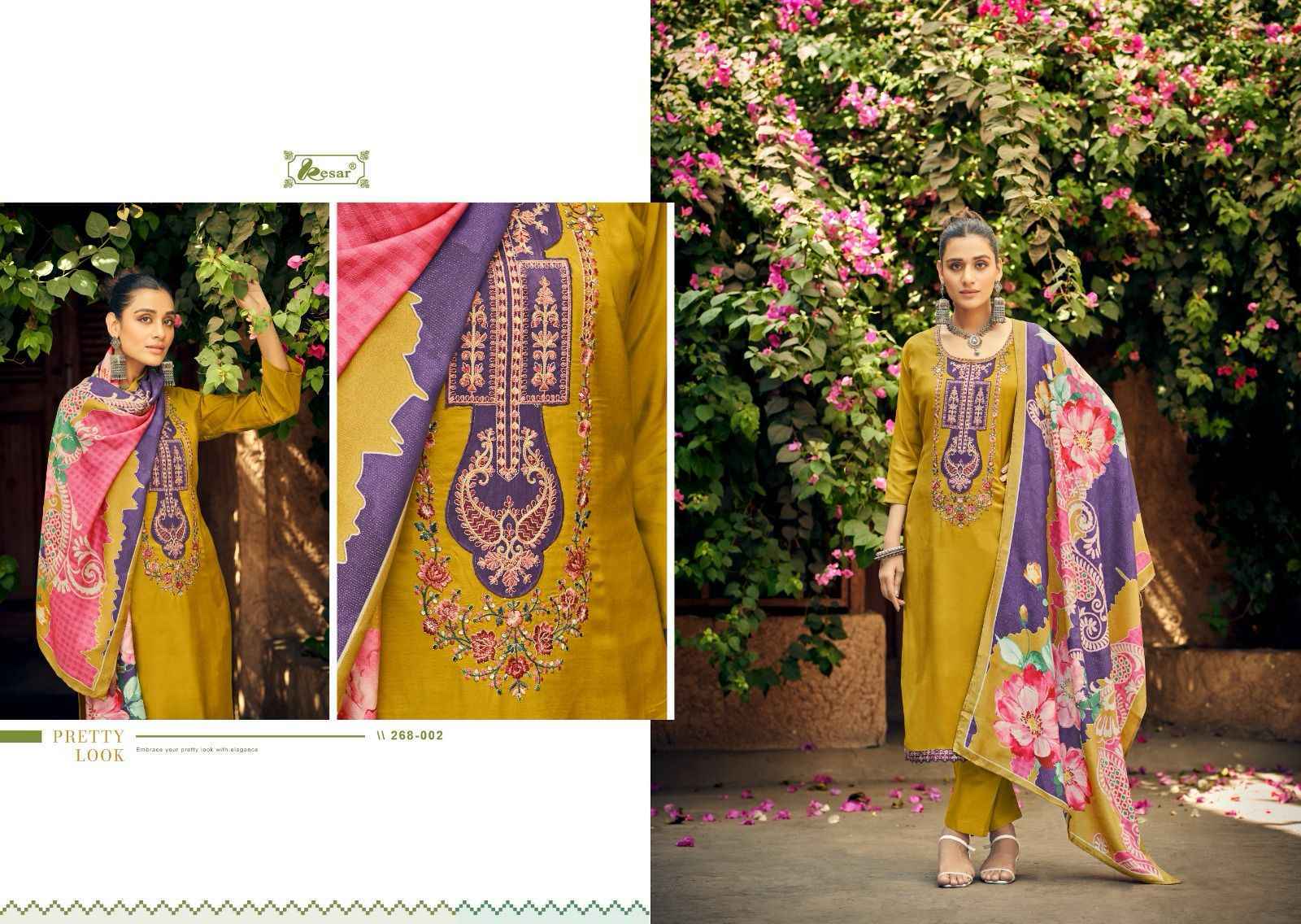 Kesar The Eknoor Choice Viscouse Musline Salwar Kameez Wholesale Price ( 4 Pcs Catalog )