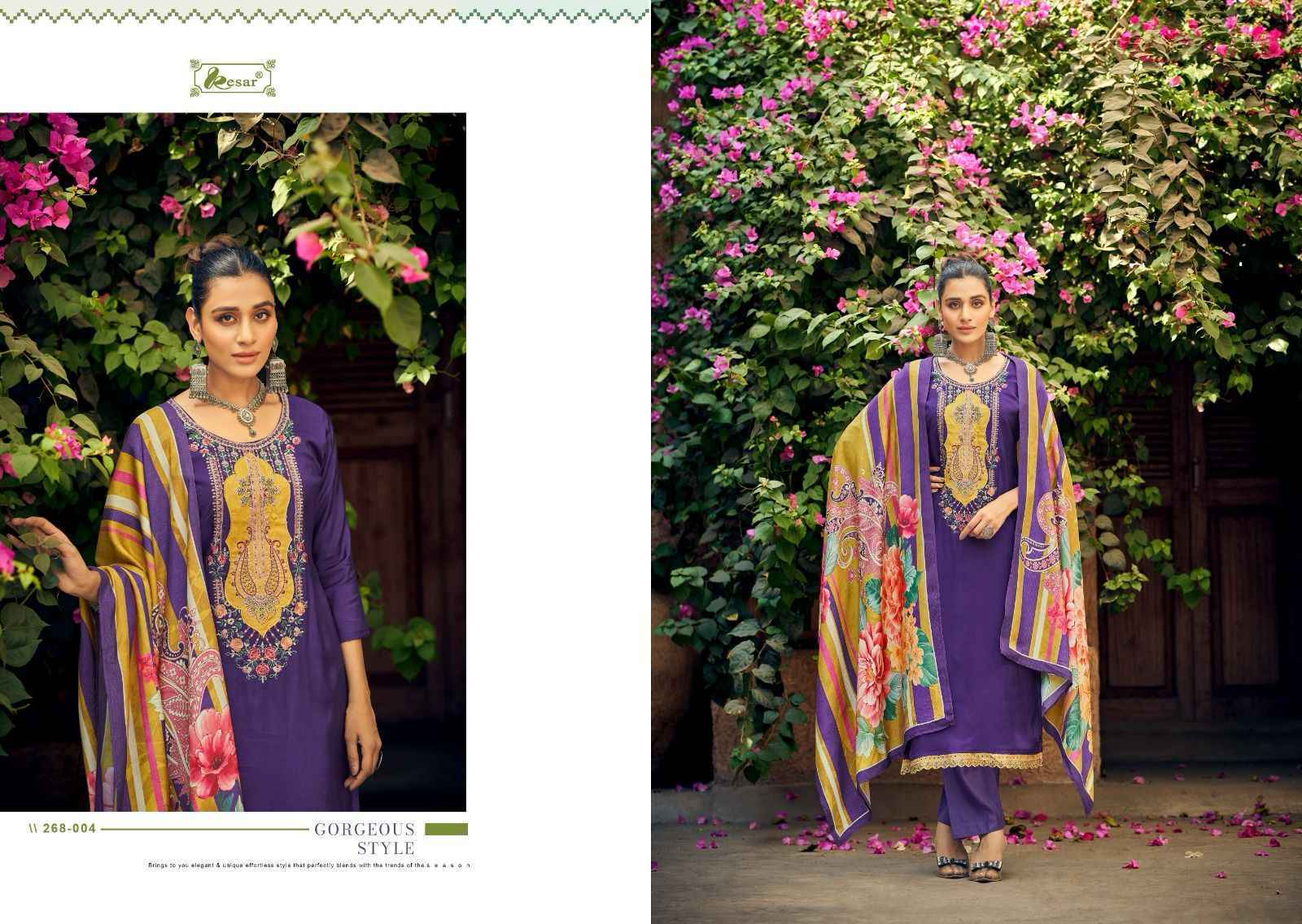 Kesar The Eknoor Choice Viscouse Musline Salwar Kameez Wholesale Price ( 4 Pcs Catalog )