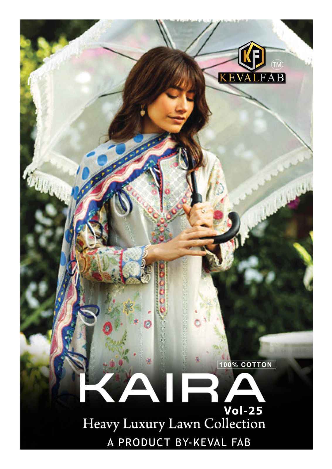 Keval Fab Kaira Vol 25 Cotton Pakistani Suits Wholesale ( 6 pcs Catalogue )