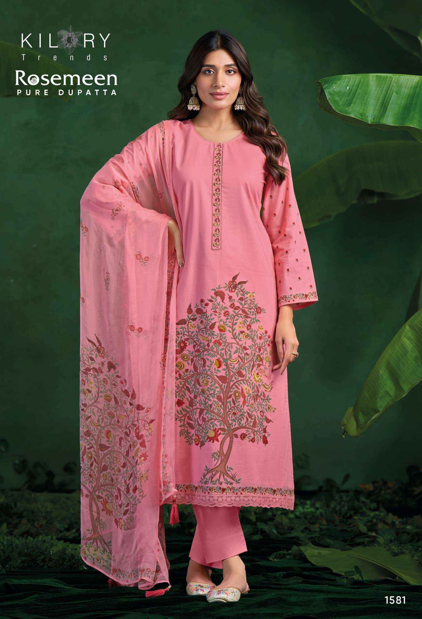 Kilory Rosemeen Cotton Dress Material Wholesale Price ( 4 Pcs Catalogue )