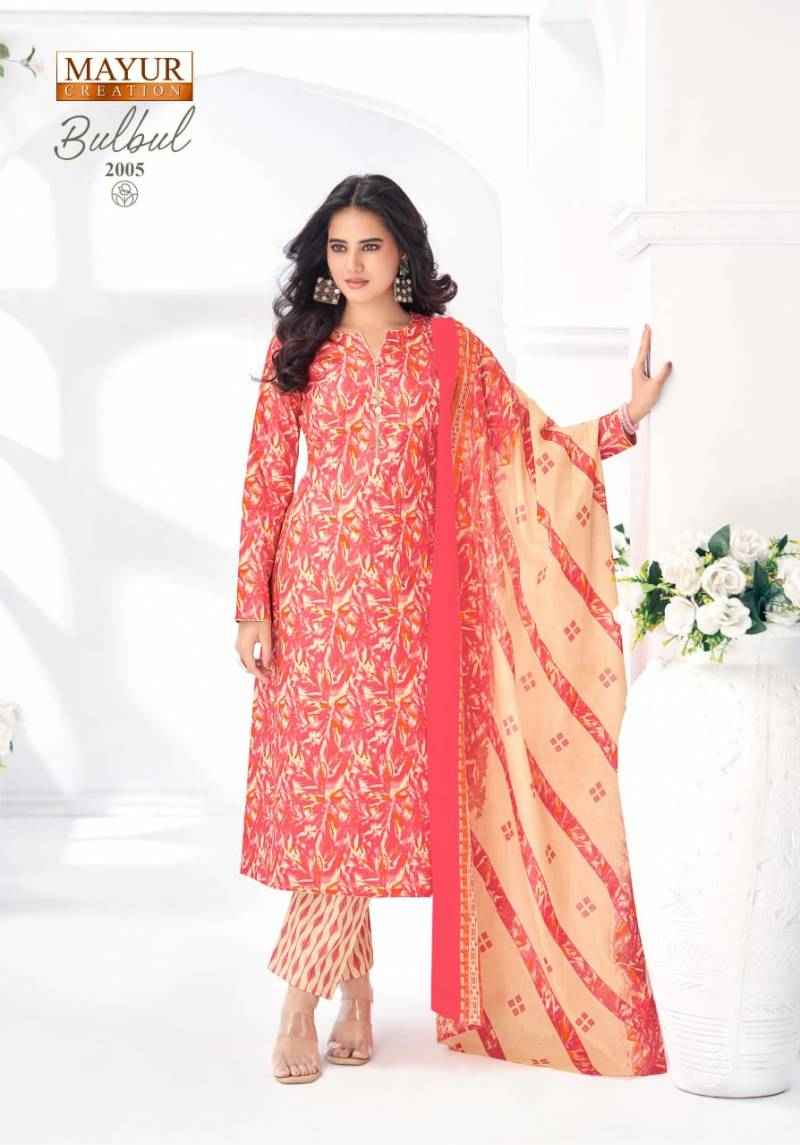 Mayur Bulbul Vol 2 Cotton Printed Wholesale Ladies Dress Material ( 10 Pcs Catalogue )