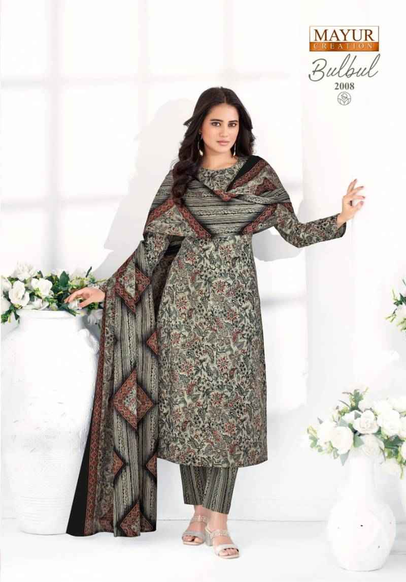 Mayur Bulbul Vol 2 Cotton Printed Wholesale Ladies Dress Material ( 10 Pcs Catalogue )