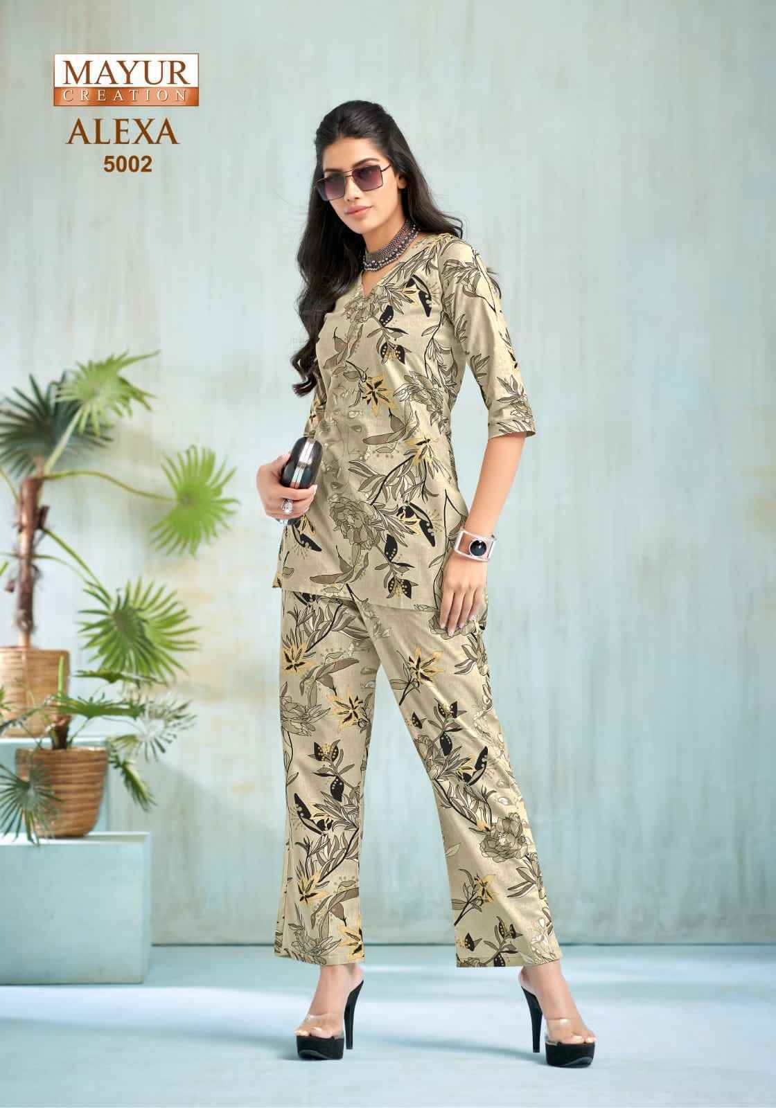 Mayur Creation Alexa Vol 5 Cotton Cord Set Wholesale Price ( 10 Pcs Catalog )
