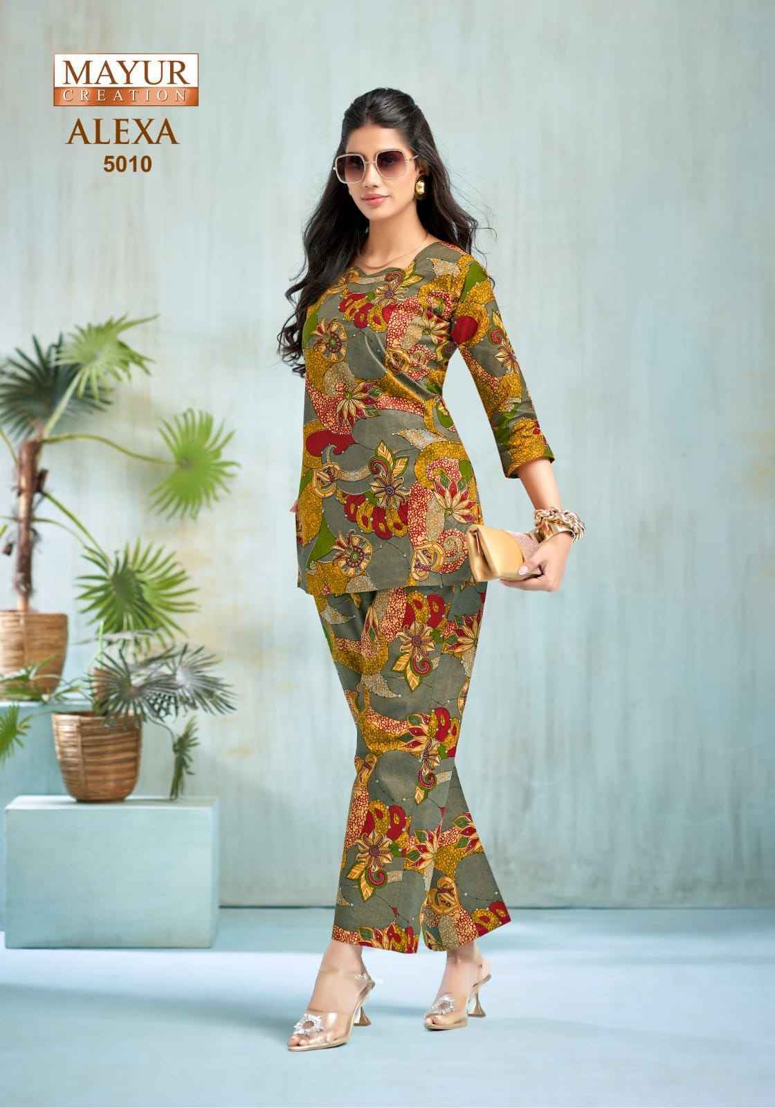Mayur Creation Alexa Vol 5 Cotton Cord Set Wholesale Price ( 10 Pcs Catalog )