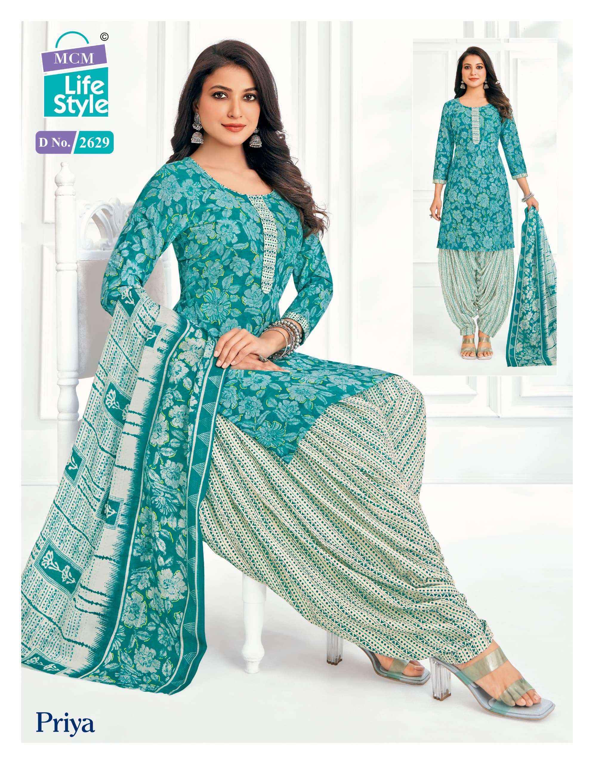 MCM Lifestyle Priya Vol 26 Cotton Readymade Readymade Suits ( 24 pcs Catalogue )