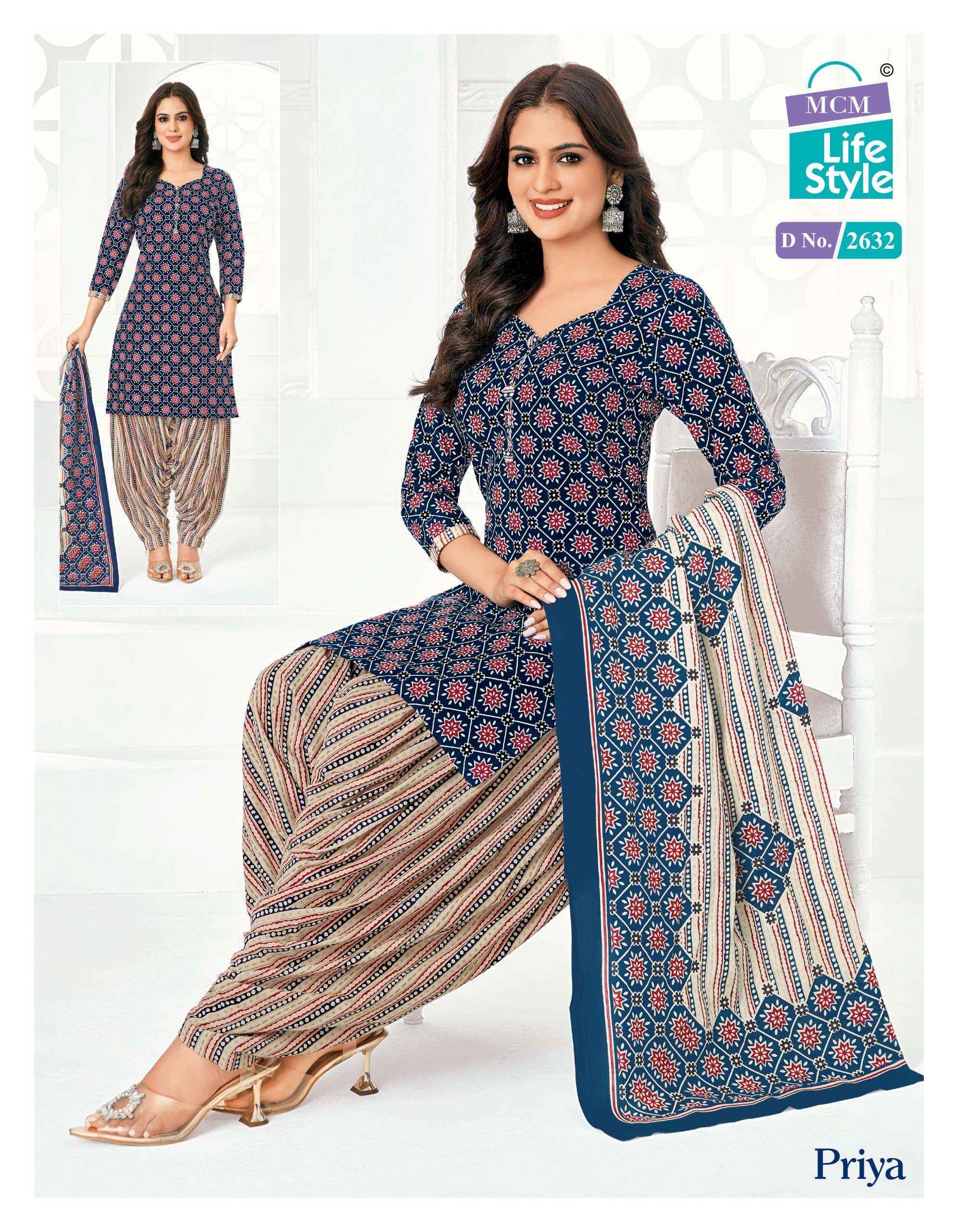 MCM Lifestyle Priya Vol 26 Cotton Readymade Readymade Suits ( 24 pcs Catalogue )