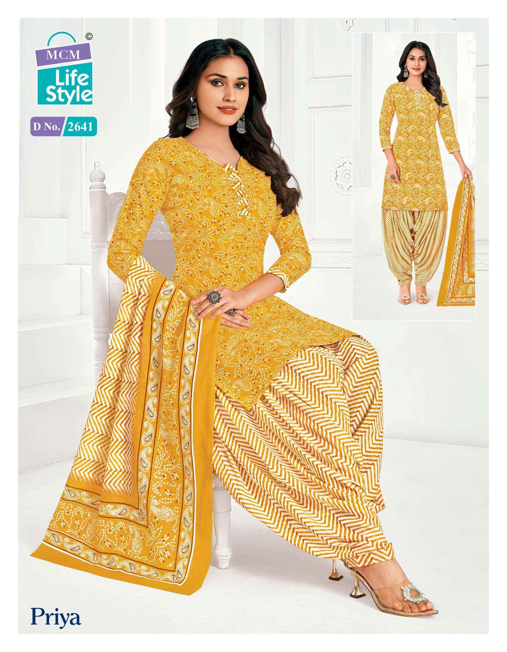 MCM Lifestyle Priya Vol 26 Cotton Readymade Readymade Suits ( 24 pcs Catalogue )