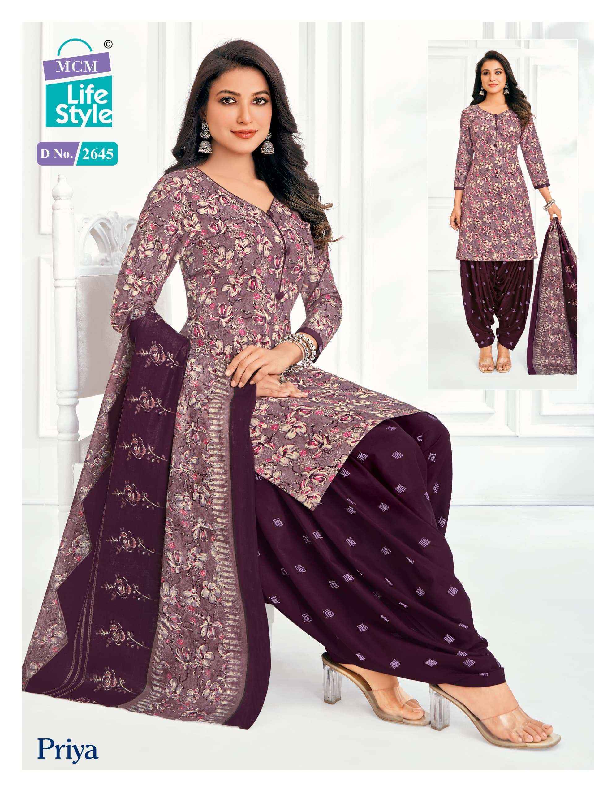 MCM Lifestyle Priya Vol 26 Cotton Readymade Readymade Suits ( 24 pcs Catalogue )