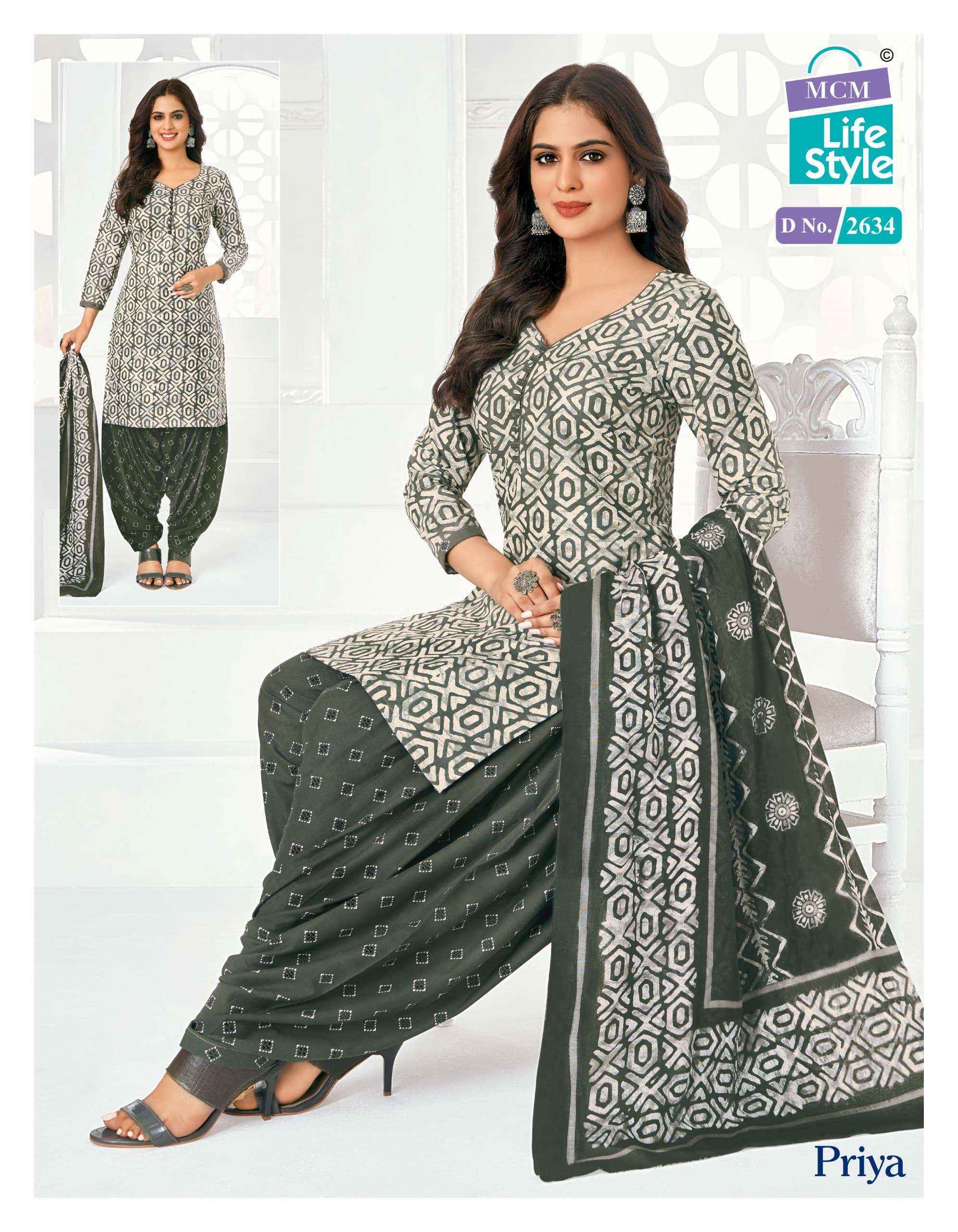 MCM Lifestyle Priya Vol 26 Cotton Readymade Readymade Suits ( 24 pcs Catalogue )