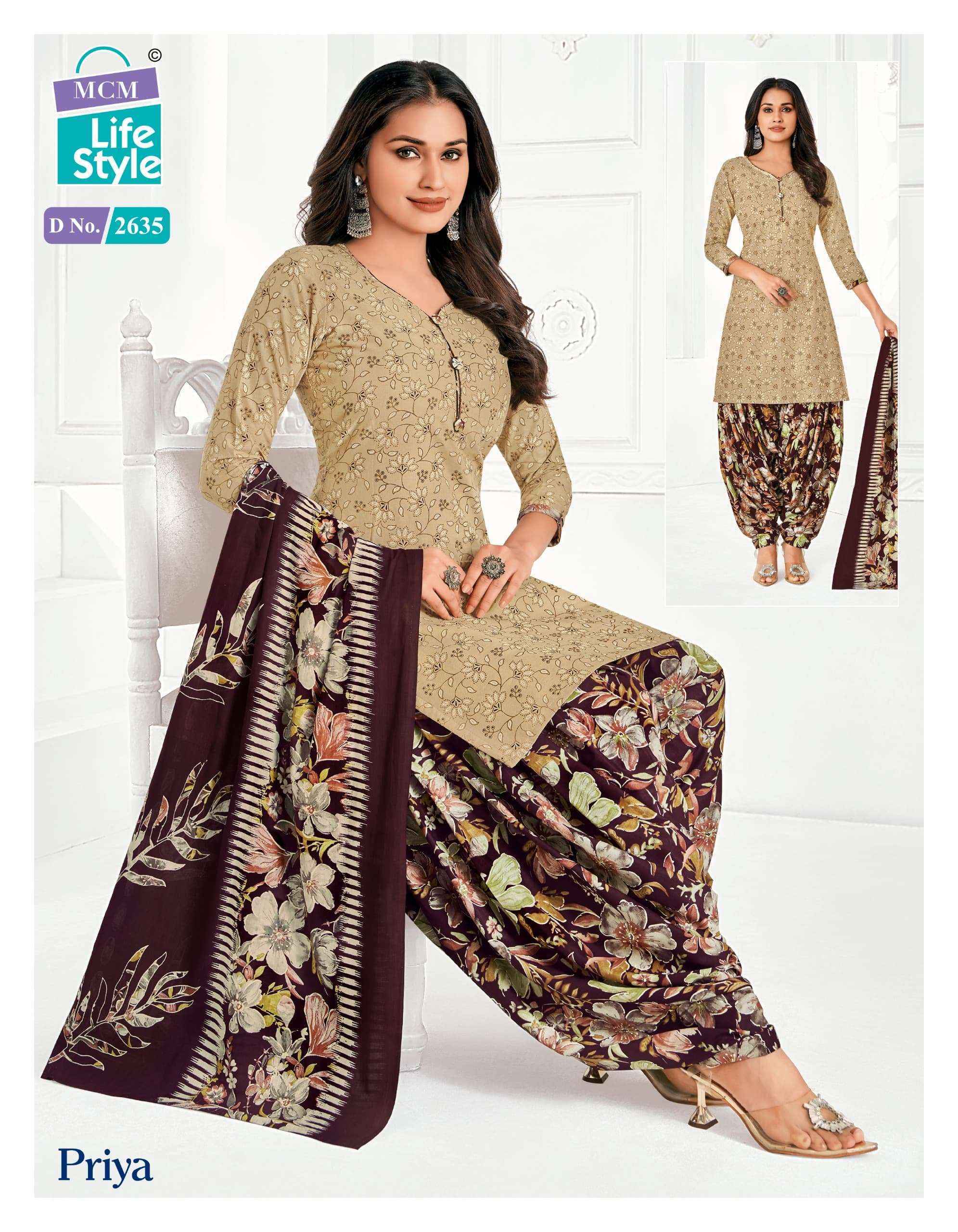 MCM Lifestyle Priya Vol 26 Cotton Readymade Readymade Suits ( 24 pcs Catalogue )