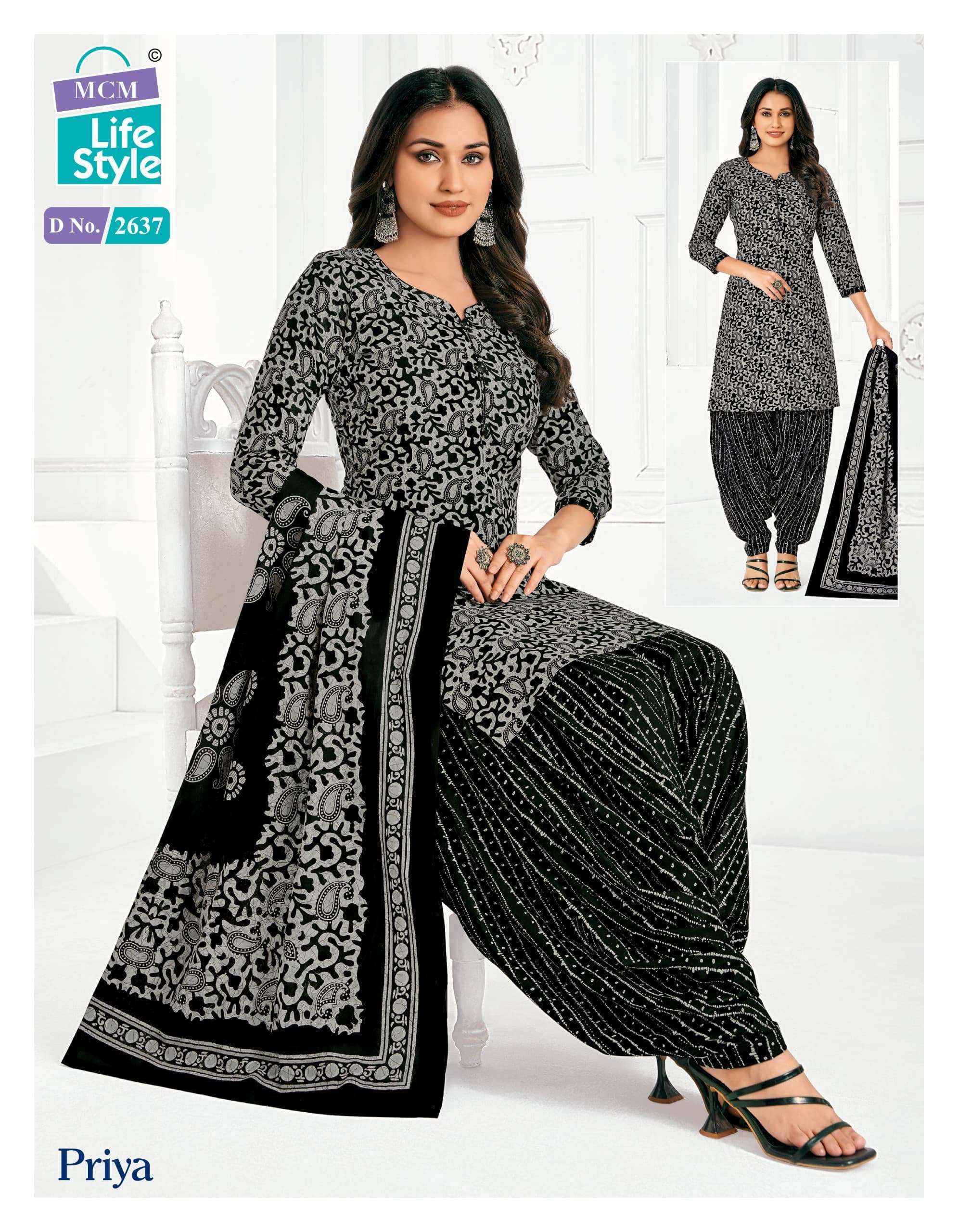MCM Lifestyle Priya Vol 26 Cotton Readymade Readymade Suits ( 24 pcs Catalogue )