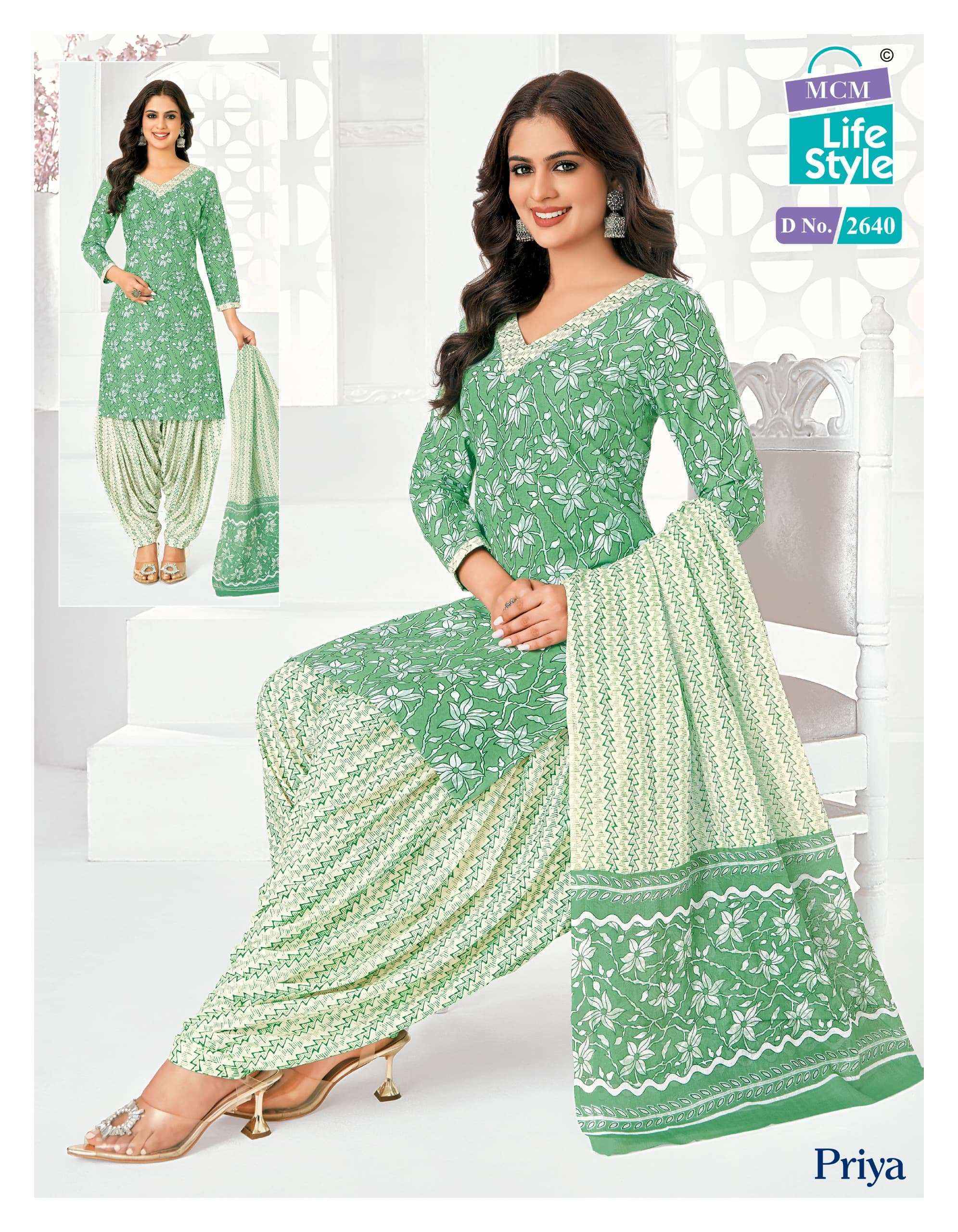 MCM Lifestyle Priya Vol 26 Cotton Readymade Readymade Suits ( 24 pcs Catalogue )