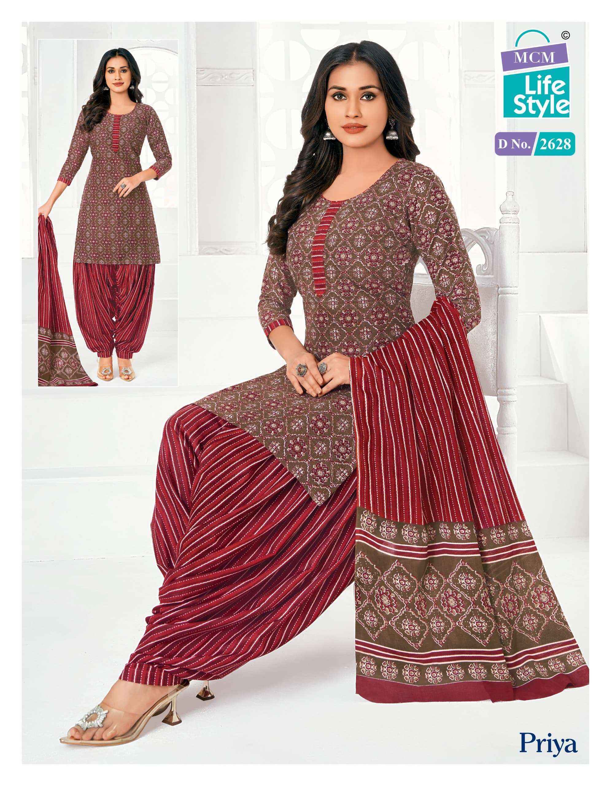 MCM Lifestyle Priya Vol 26 Cotton Readymade Readymade Suits ( 24 pcs Catalogue )