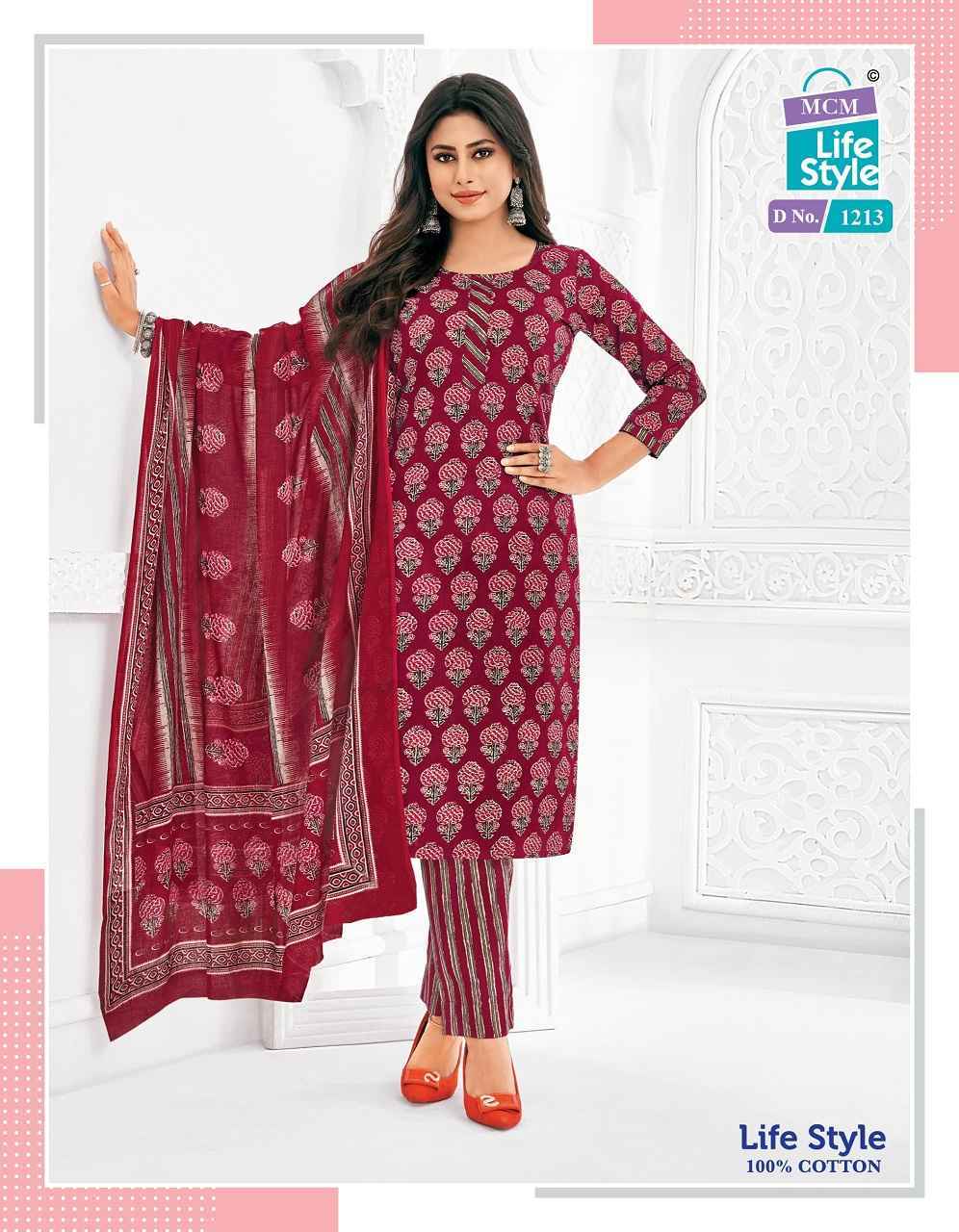 MCM Lifestyle Vol 12 Cotton Readymade Suits (12 pcs Catalogue )