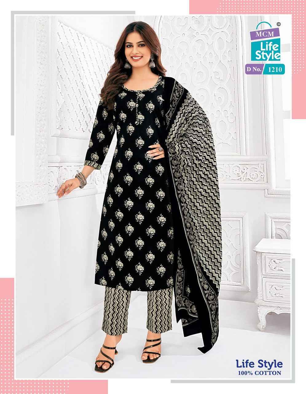 MCM Lifestyle Vol 12 Cotton Readymade Suits (12 pcs Catalogue )