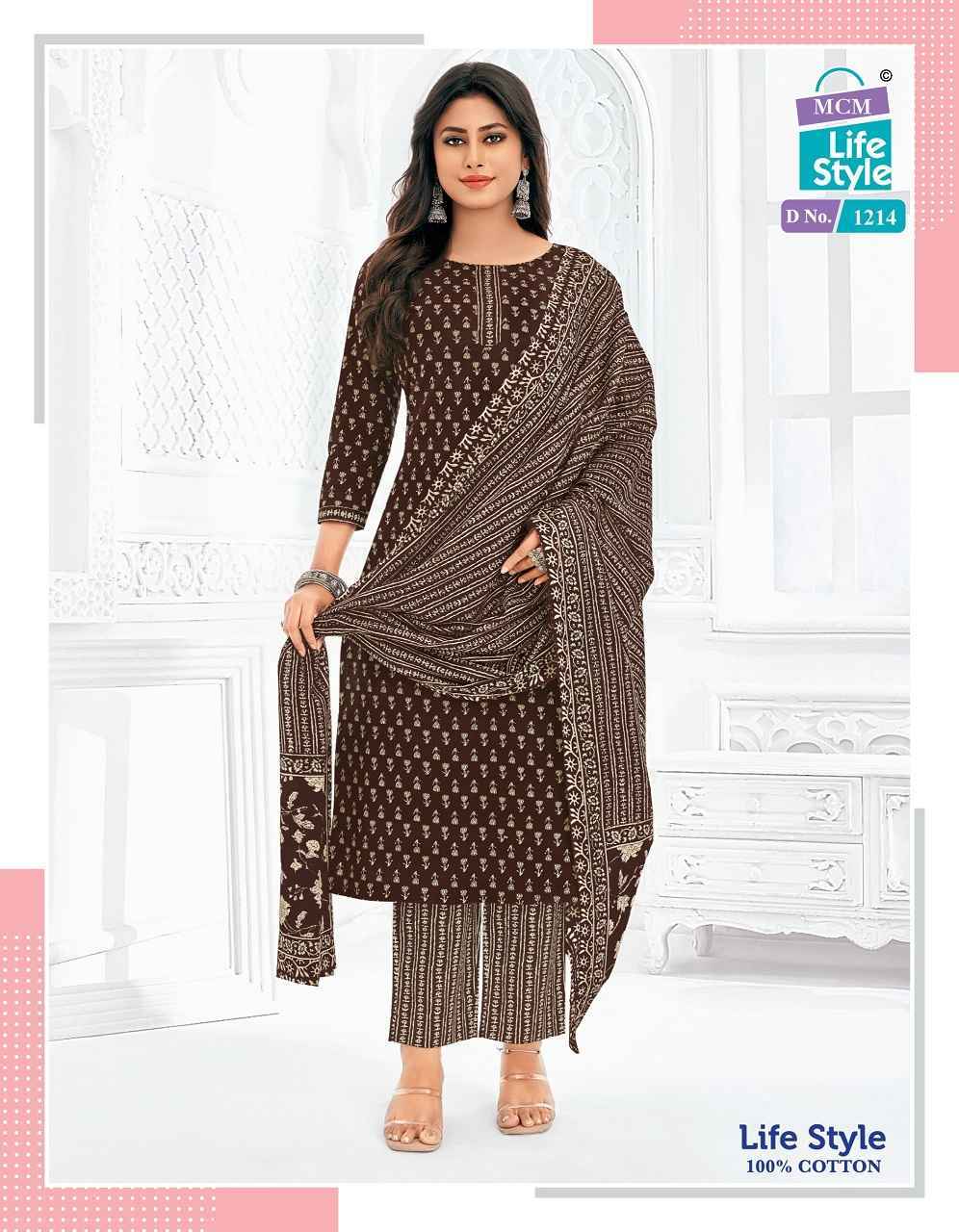 MCM Lifestyle Vol 12 Cotton Readymade Suits (12 pcs Catalogue )