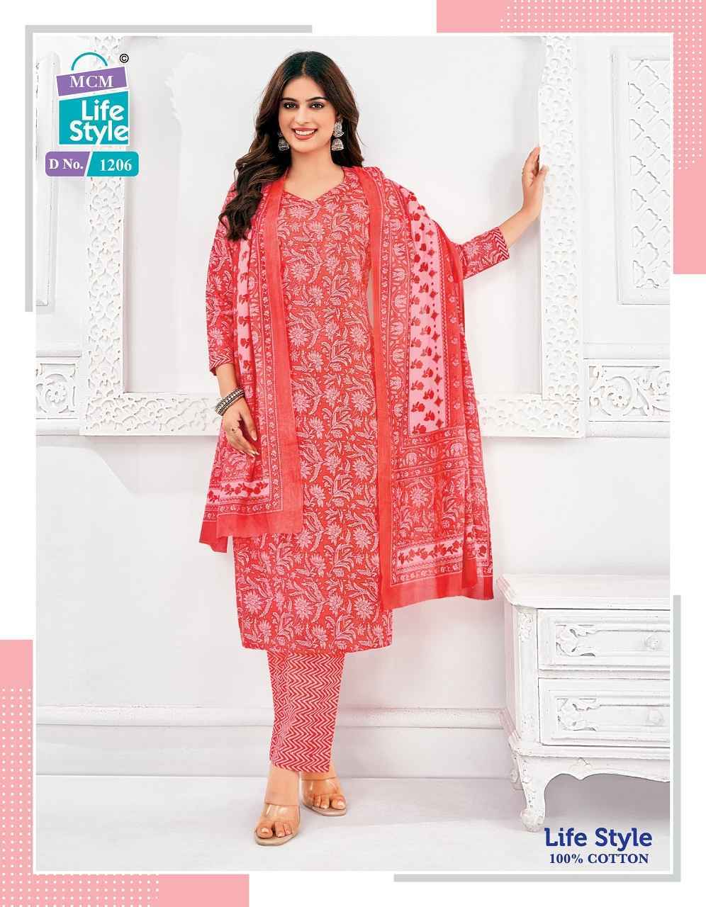 MCM Lifestyle Vol 12 Cotton Readymade Suits (12 pcs Catalogue )