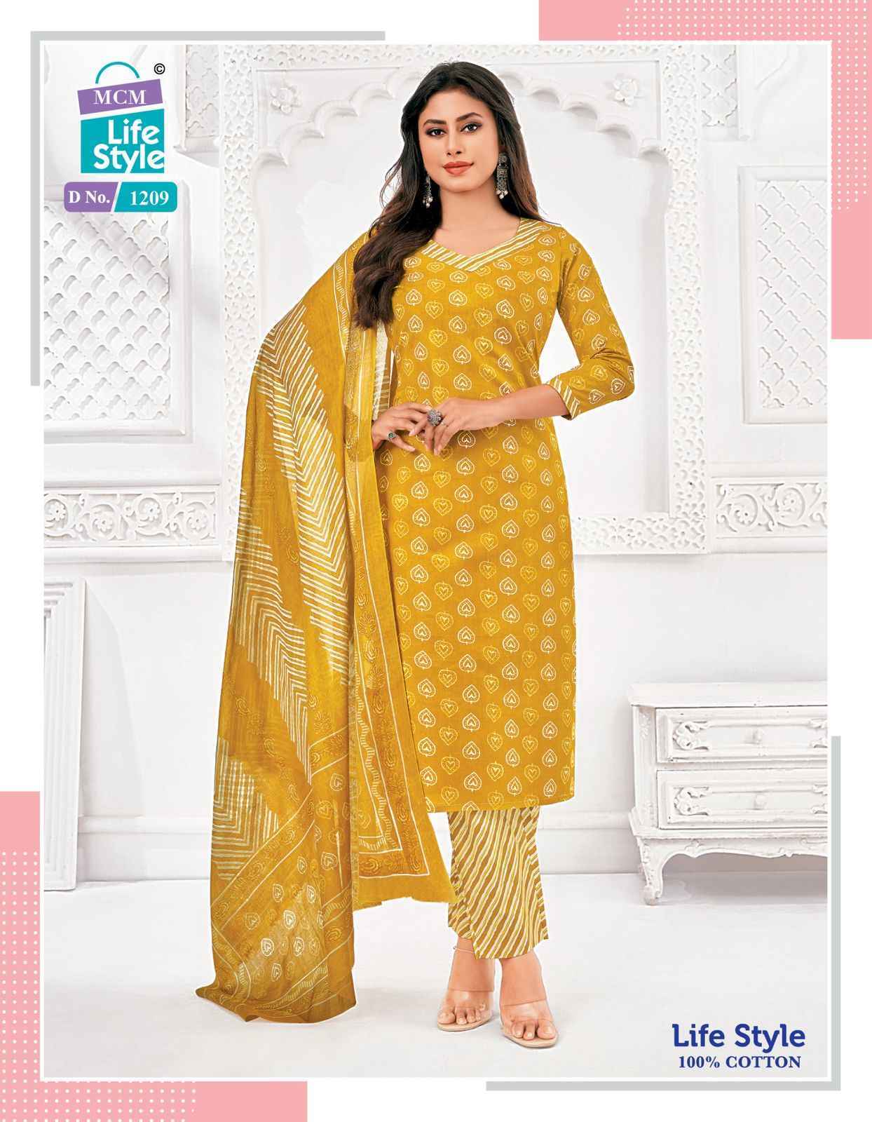 MCM Lifestyle Vol 12 Cotton Salwar Suits New Catalog ( 12 pcs Catalogue )