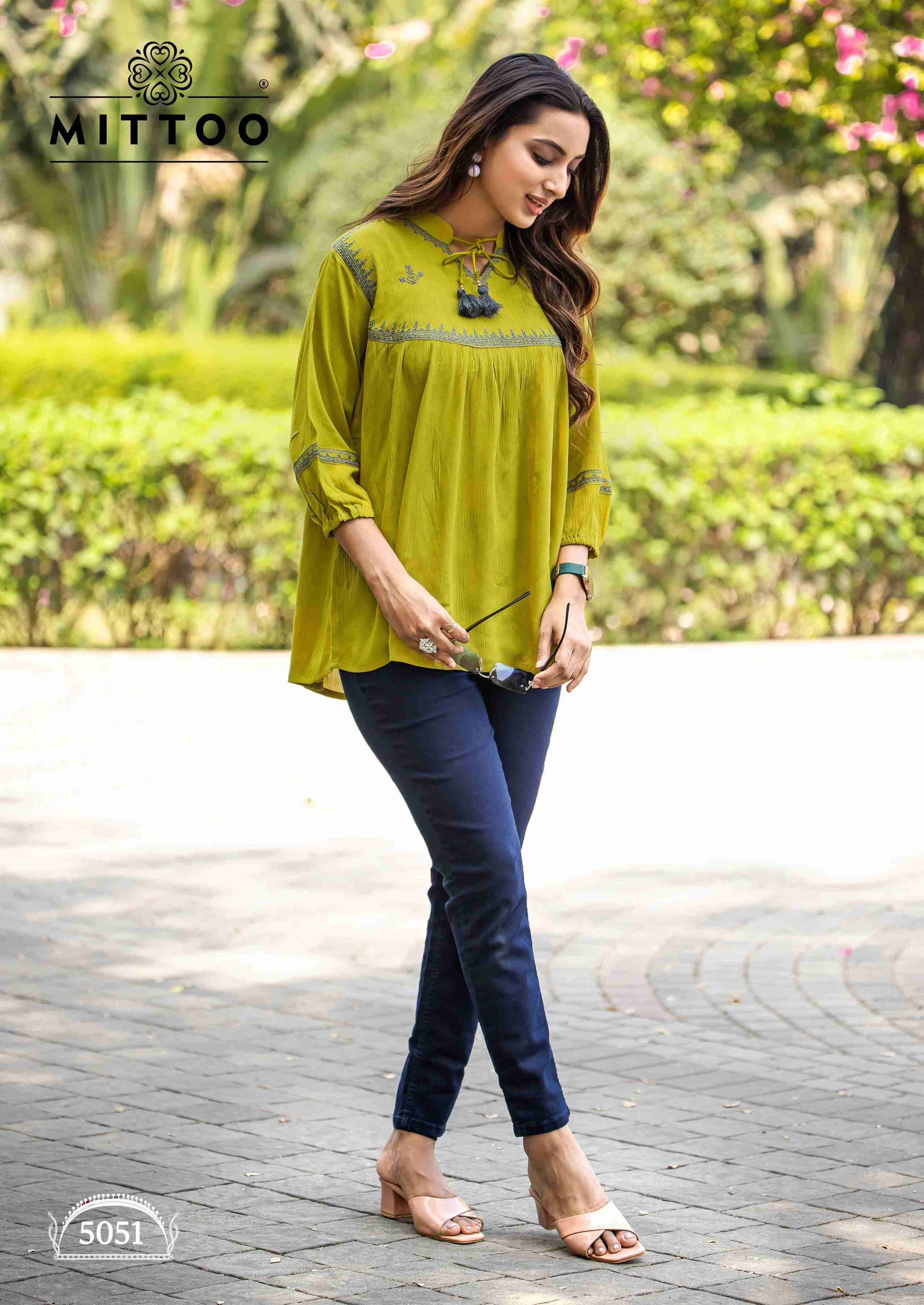 Mittoo Victoria Vol 9 Rayon Short Tops Wholesale Price ( 6 Pcs Catalogue )